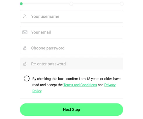 account registration